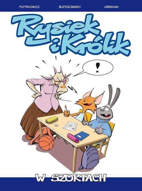 okładka Rysiek i Królik W szortach książka | Łukasz Piotrkowicz