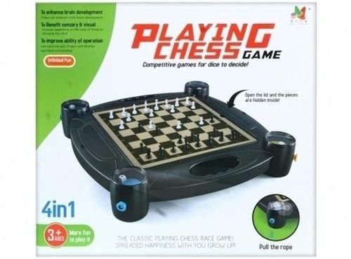 okładka Gra szachy 4w1 45x41x8 książka