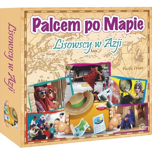 okładka PALCEM PO MAPIE - LISOWSCY w AZJI książka