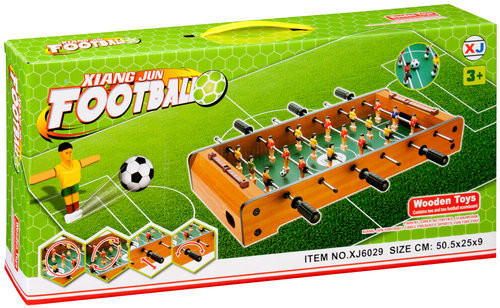 okładka Gra Piłkarze drewniana książka