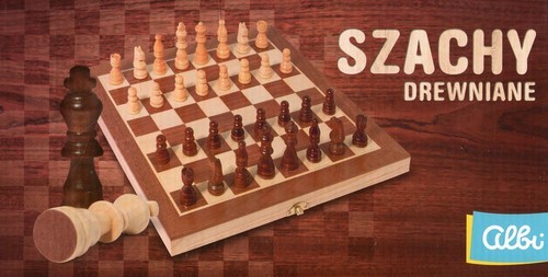 okładka Szachy drewniane książka