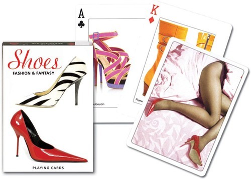 okładka Karty do gry Piatnik 1 talia Buty książka