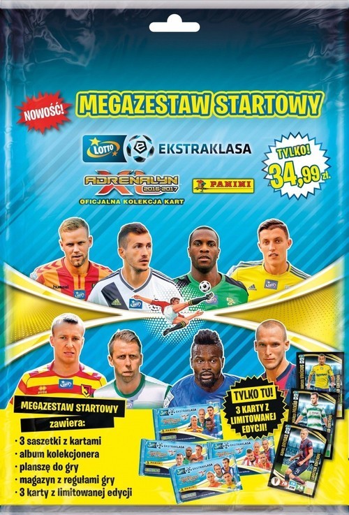 okładka Adrenalyn XL Ekstraklasa Megazestaw startowy książka