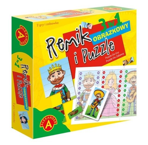okładka Remik obrazkowy i Puzzle książka