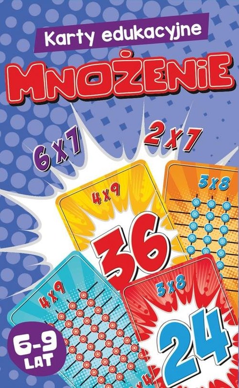 okładka Karty edukacyjne Mnożenie książka