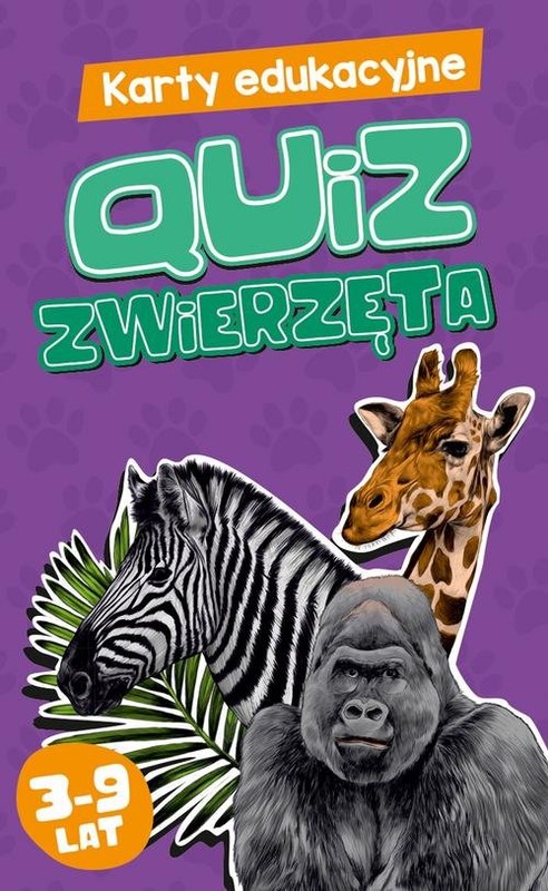 okładka Karty edukacyjne Quiz Zwierzęta książka | Czapczyk Paweł