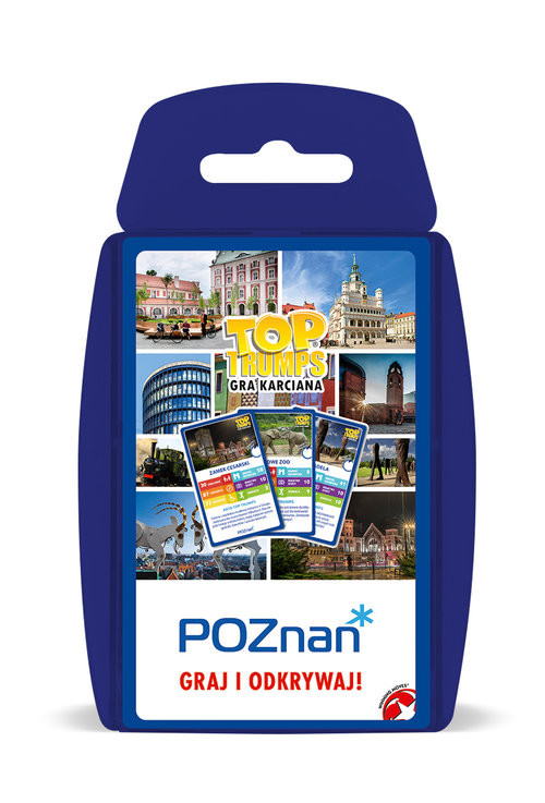okładka Top Trumps Poznań Graj i odkrywaj! książka
