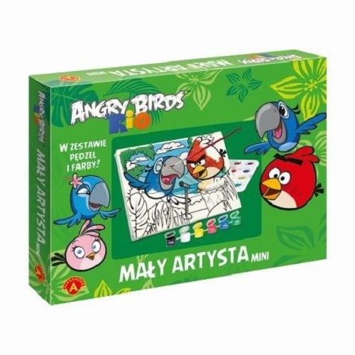 okładka Mały artysta mini Angry Birds książka