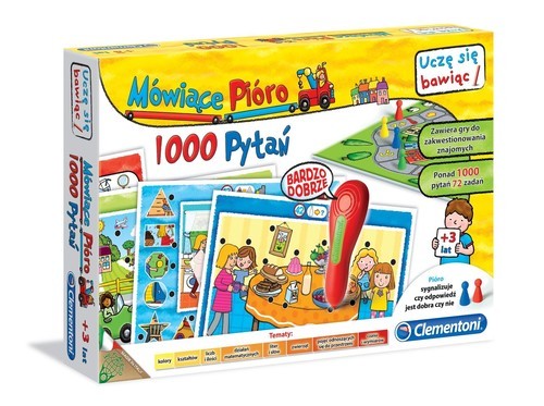 okładka Mówiące Pióro 1000 pytań dla przedszkolaka książka