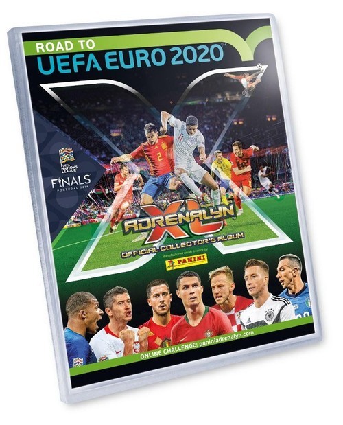 okładka Road to UEFA Euro Adrenalyn XL Album Kolekcjonera książka