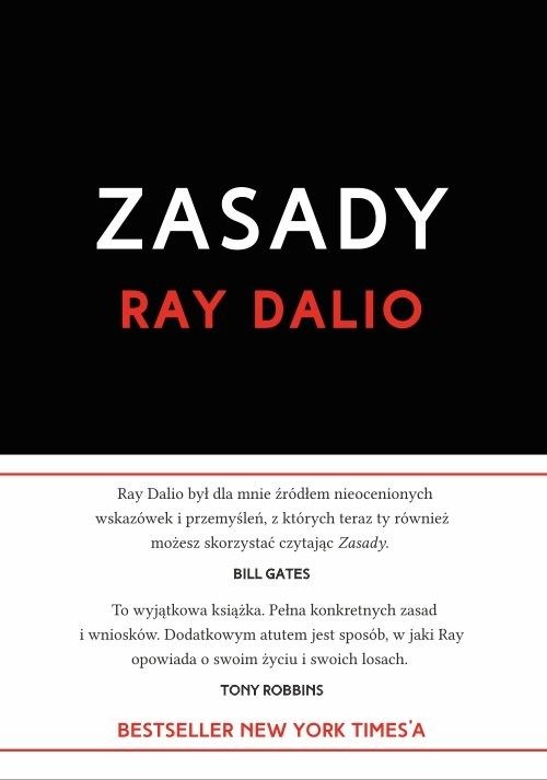okładka Zasady Życie i praca książka | Dalio Ray