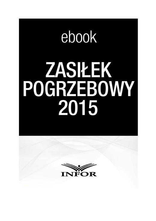 okładka Zasiłek pogrzebowy 2015 - PDF ebook | pdf | Emilia Panufnik