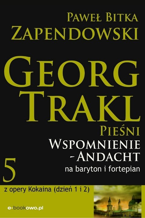 okładka Wspomnienie - Andacht ebook | pdf | Paweł Zapendowski