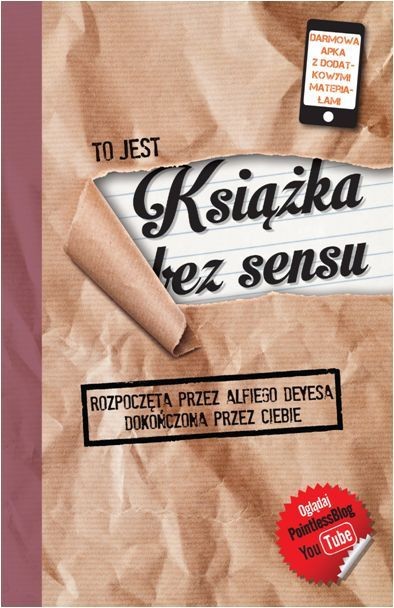 okładka Książka bez sensu książka | Alfie Deyes