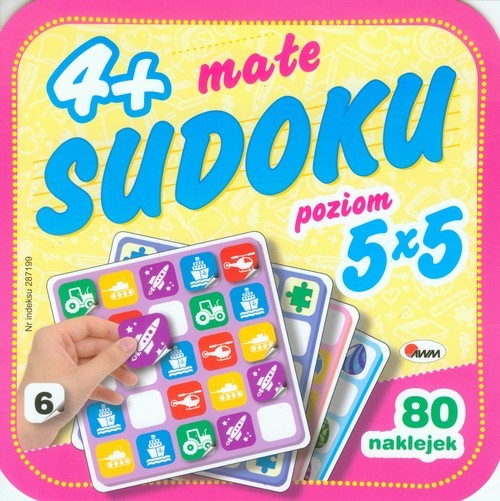 okładka Małe sudoku 6- poziom 5 x 5 książka
