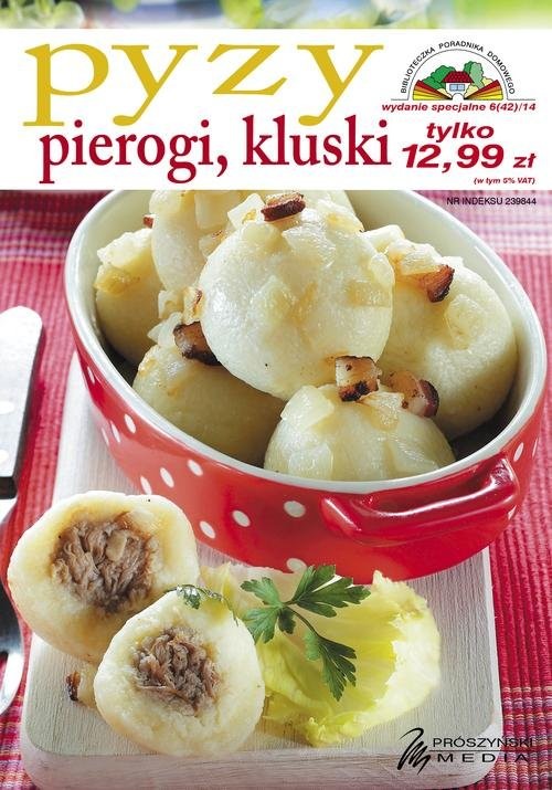 okładka Pyzy, pierogi, kluski książka | Praca Zbiorowa