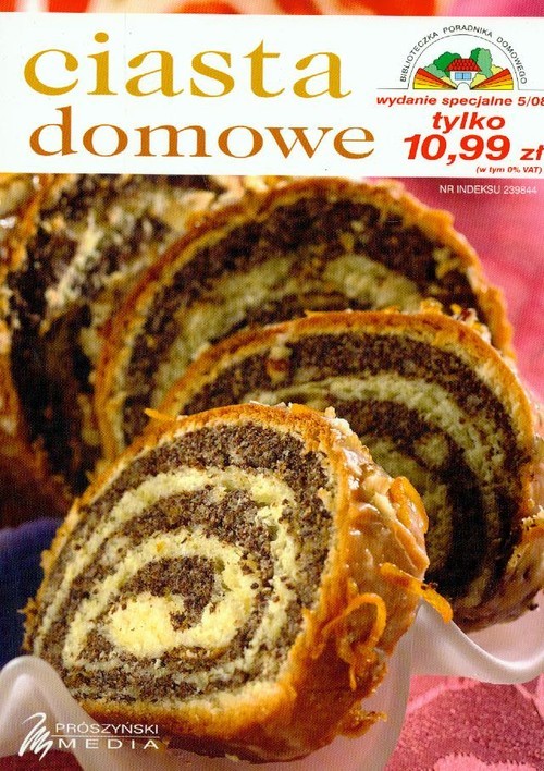 okładka Ciasta domowe książka