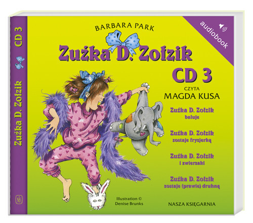 okładka Zuźka D. Zołzik. Audiobook książka | Barbara Park