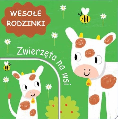 okładka Zwierzęta na wsi. Wesołe rodzinki książka