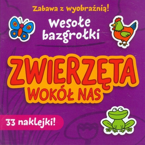 okładka Wesołe bazgrołki. Zwierzęta wokół nas książka | Krystyna Bardos