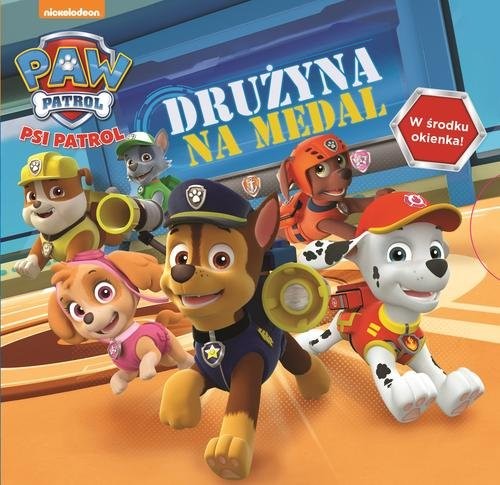 okładka Psi Patrol Drużyna na medal książka