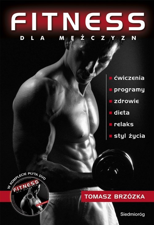 okładka Fitness dla mężczyzn z płytą DVD książka | Tomasz Brzózka