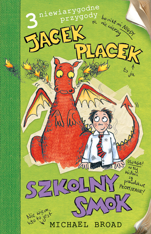 okładka Jacek Placek Szkolny Smok książka | Broad Michael