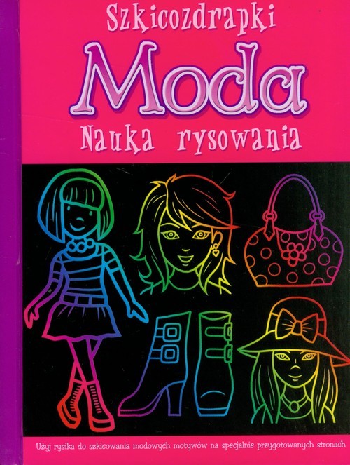 okładka Szkicozdrapki Moda Nauka rysowania książka