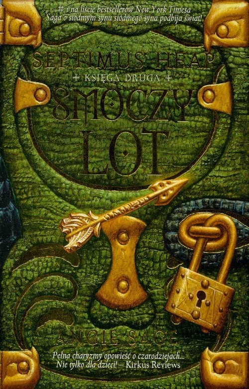 okładka Septimus Heap Księga 2 Smoczy lot książka | Angie Sage
