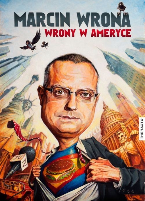 okładka Wrony w Ameryce książka | Marcin Wrona