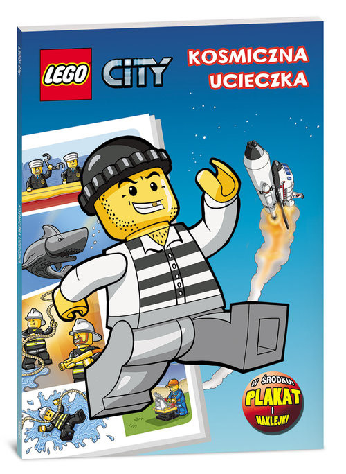 okładka LEGO City Kosmiczna ucieczka książka