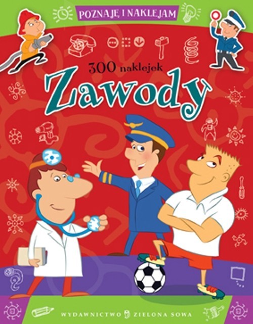 okładka Poznaję i naklejam Zawody książka