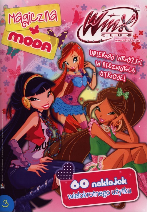 okładka Winx Club Magiczna moda książka
