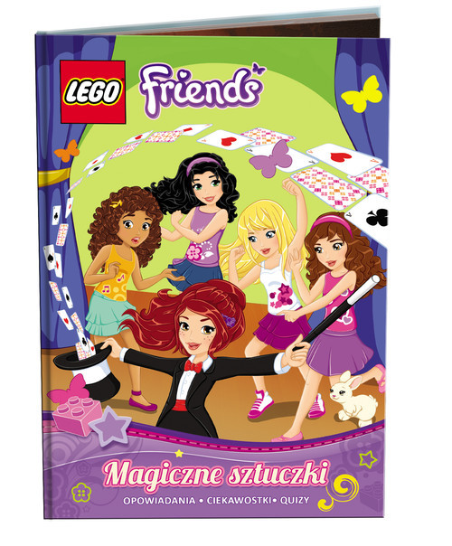 okładka LEGO Friends Magiczne sztuczki książka