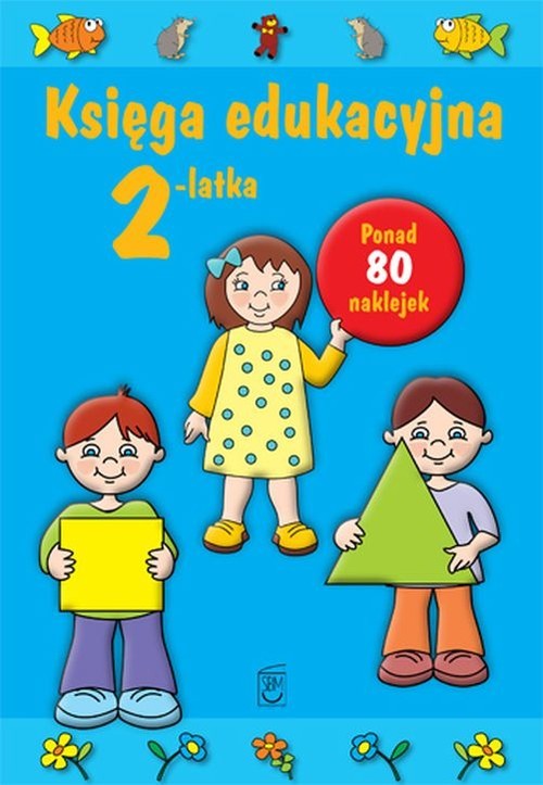 okładka Księga edukacyjna 2-latka książka | Śniarowska Julia