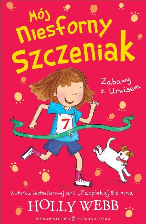 okładka Mój niesforny szczeniak 3 Zabawy z Urwisem książka | Holly Webb