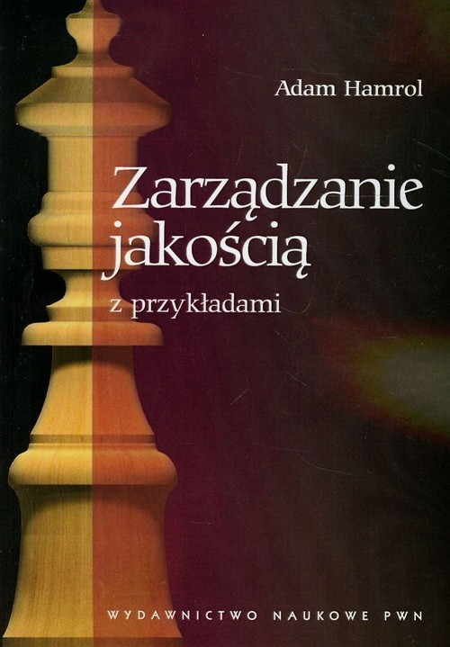 okładka Zarządzanie jakością z przykładami książka | Adam Hamrol
