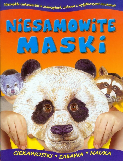 okładka Niesamowite maski panda książka