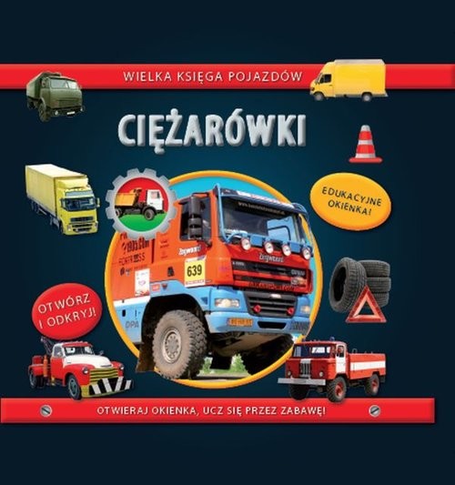 okładka Ciężarówki Wielka księga pojazdów książka
