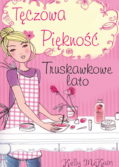 okładka Truskawkowe lato książka | Kelly McKain