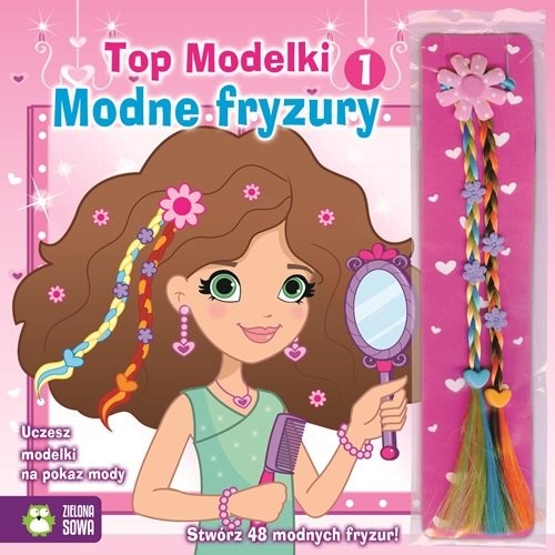 okładka Top Modelki 1 Modne fryzury książka