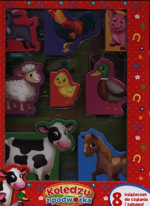 okładka Koledzy z podwórka 8 książeczek do czytania i zabawy książka | Eliana Palluci