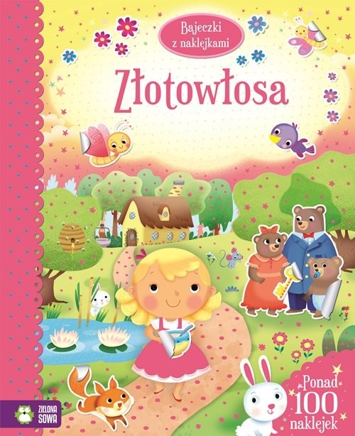 okładka Bajeczki z naklejkami Złotowłosa książka