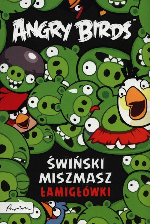 okładka Angry Birds Świński miszmasz łamigłówki książka