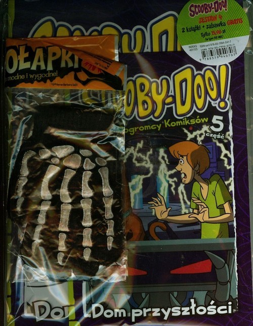 okładka Scooby Doo 4 Zestaw 2 książek + zabawka książka