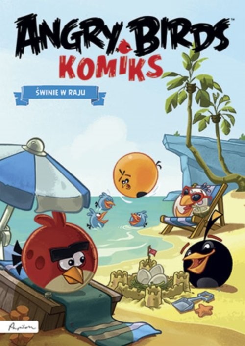 okładka Angry Birds Komiks Świnie w raju książka