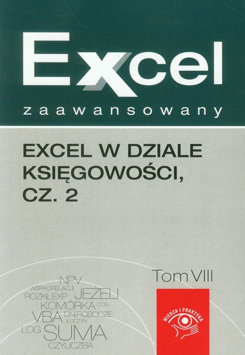okładka Excel zaawansowany Excel w dziale księgowości część 2 książka