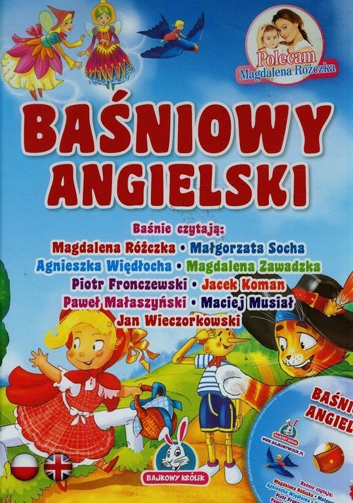 okładka Baśniowy angielski + CD książka