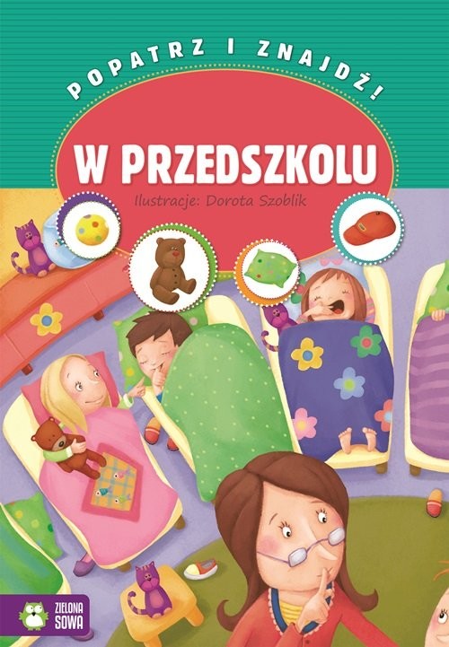 okładka Popatrz i znajdź w przedszkolu książka