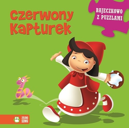 okładka Czerwony Kapturek Bajeczkowo z puzzlami książka